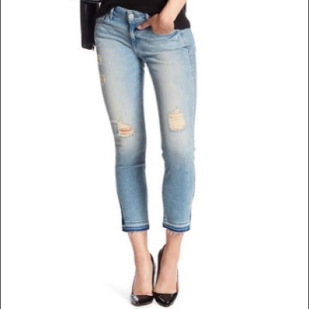 TRUE RELIGION - Cora Crop Straight Leg Jeans - 31